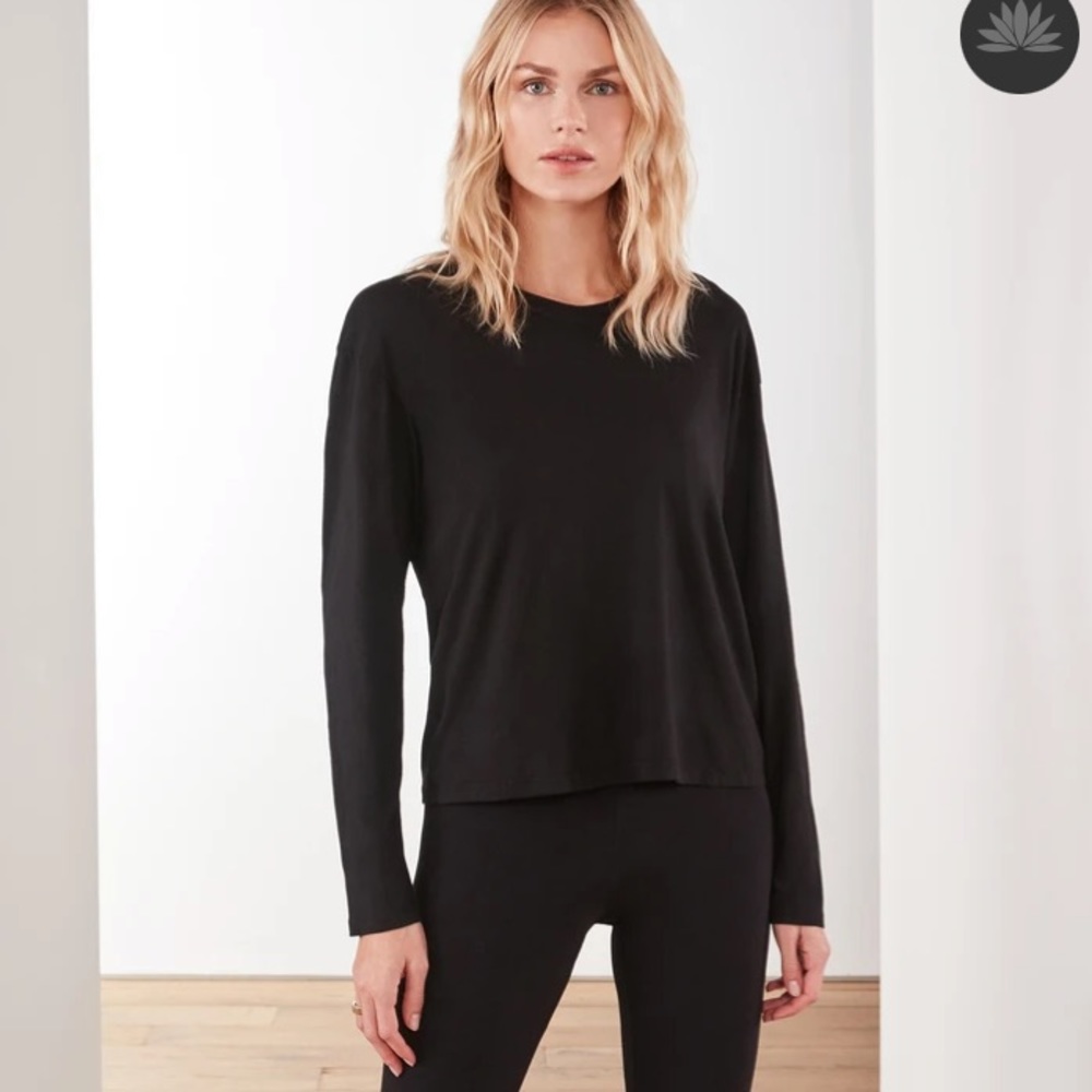 James Perse vintage black long sleeve tee